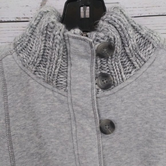 Aeropostale women's L gray jacket zip up - Picture 2 of 4